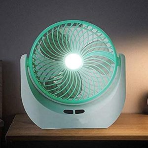 Table Fan with LED Light JY-1880