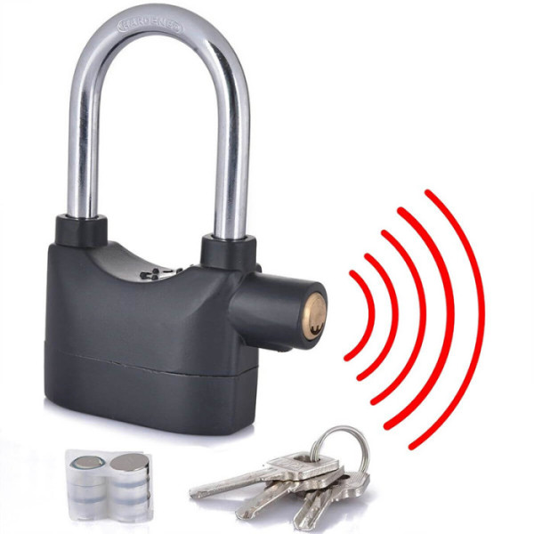 Security Alarm Lock – Black