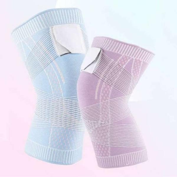 Knee Compression Sleeve With Patella Stabilizer Straps