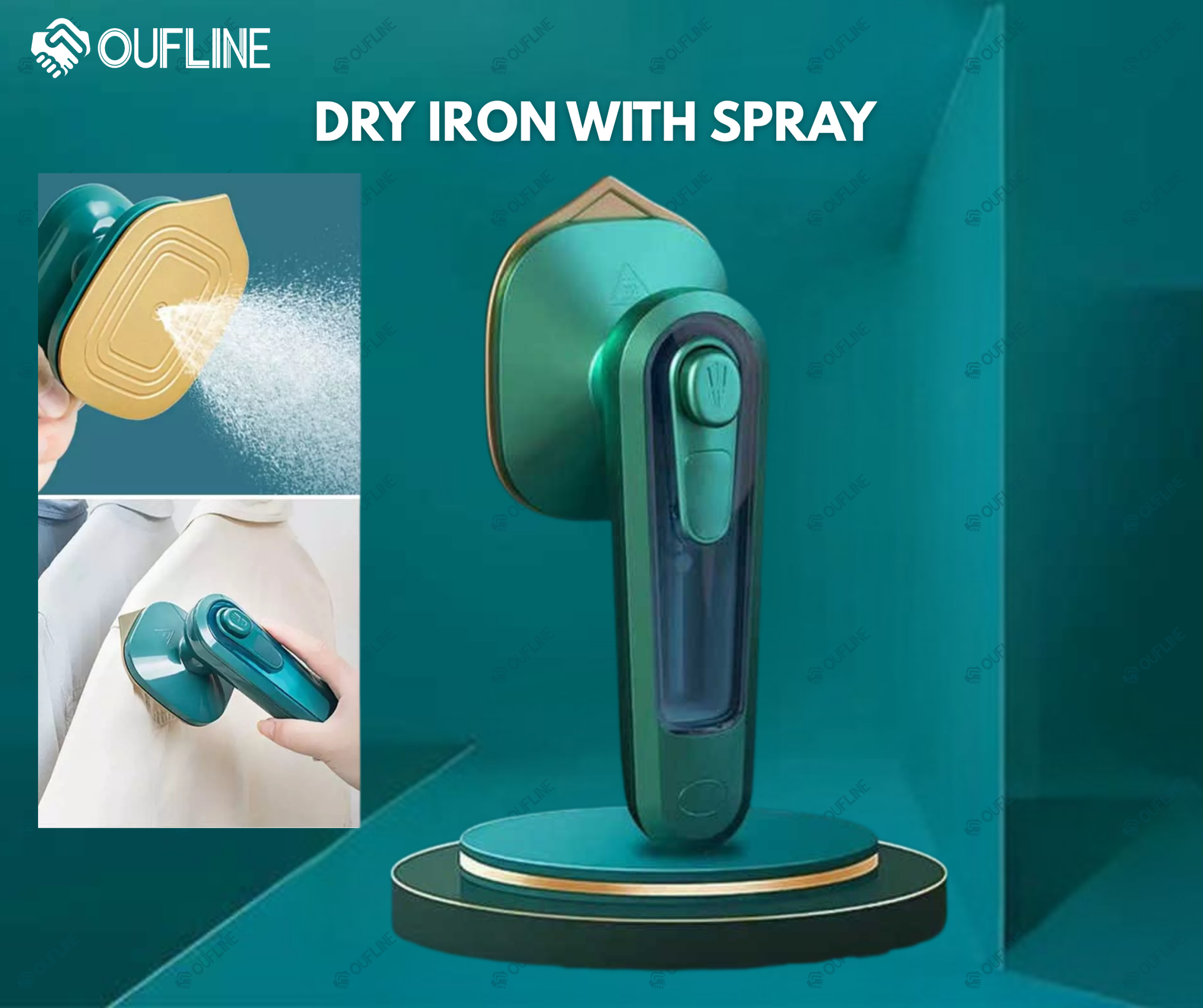 Mini Dry Iron With Spray