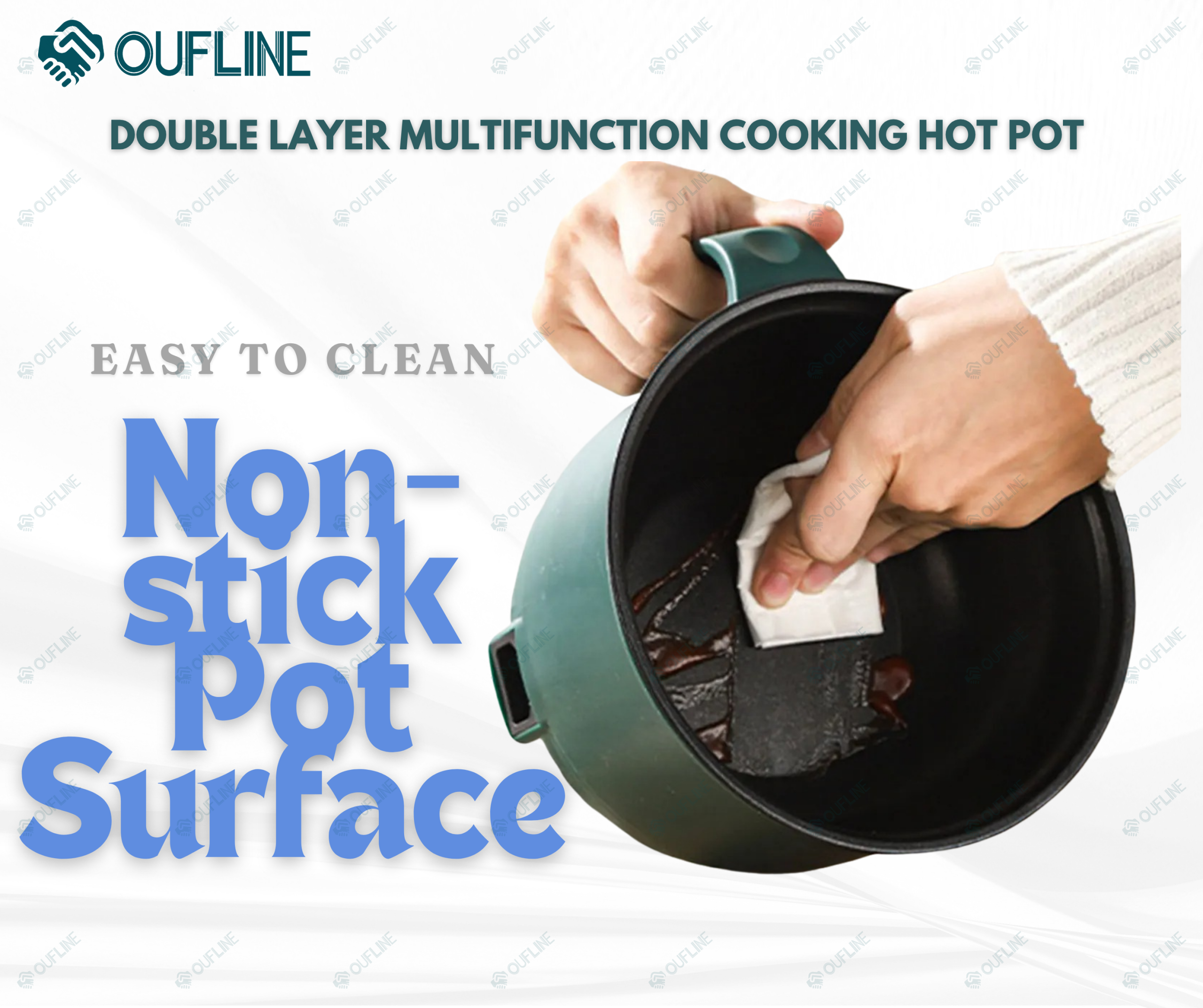 Double Layer Mini Cooking Hot Pot